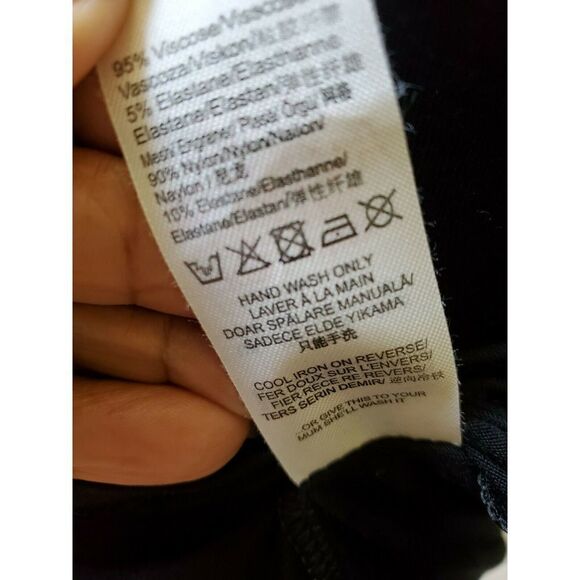 Missguided Milkmaid L/S Bodycon Dress Black Size 4 - Picture 10 of 10